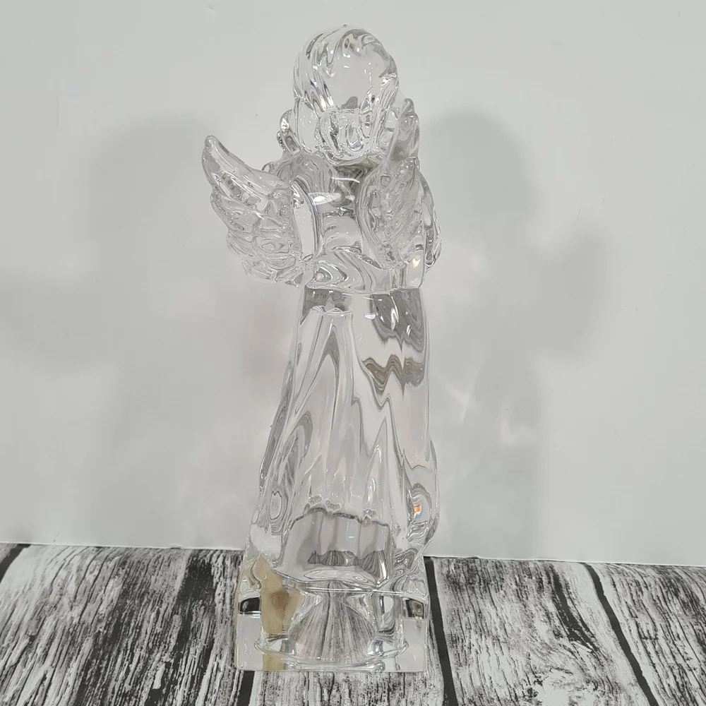 Mikasa Herald Collection Angelic Harp Figurine Crystal Christmas Angel Germany - Picture 4 of 8